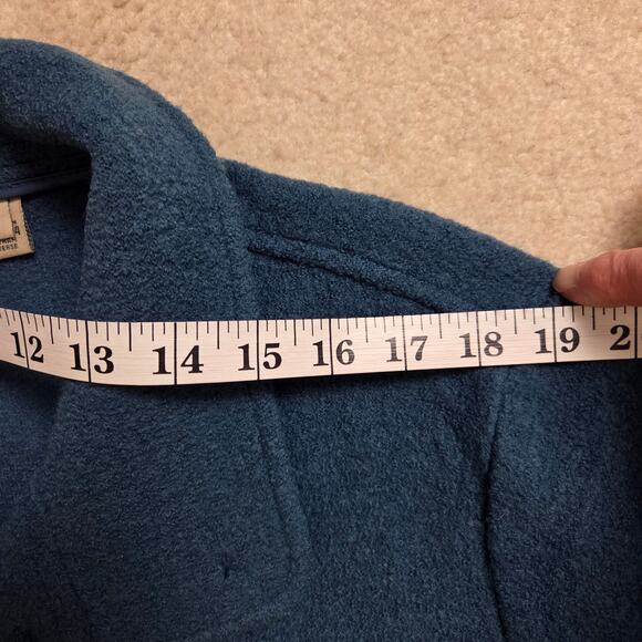 LL Bean Women's 2X Bellandi 100% Boiled Wool Coat Jacket Blue 271134 - Picture 10 of 16